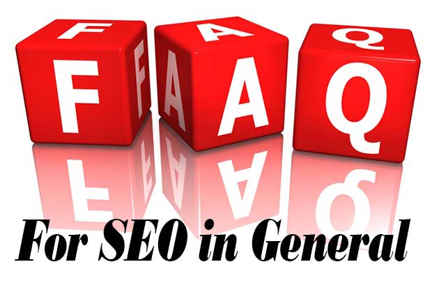 FAQ for SEO in General