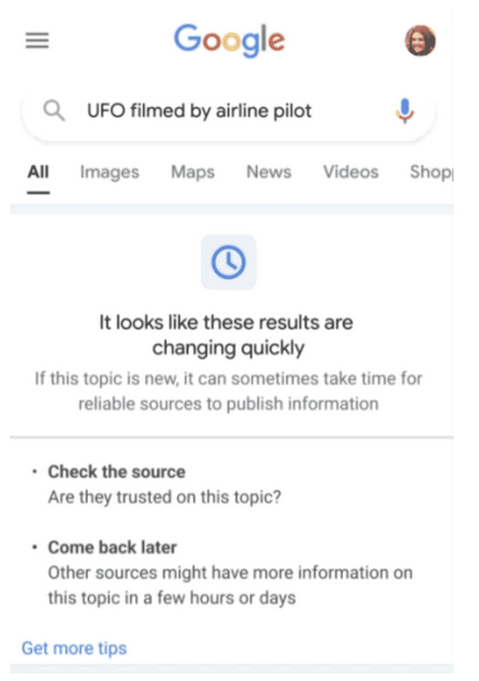 Google Changing Topic in the SERPS